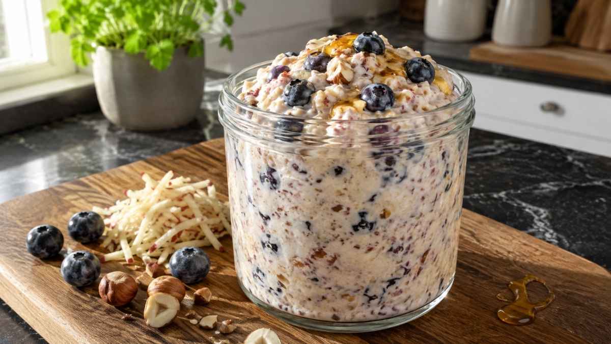Bircher-Heidelbeer-Müsli