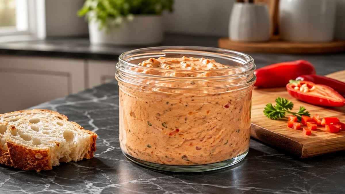Feta-Creme mit Paprika