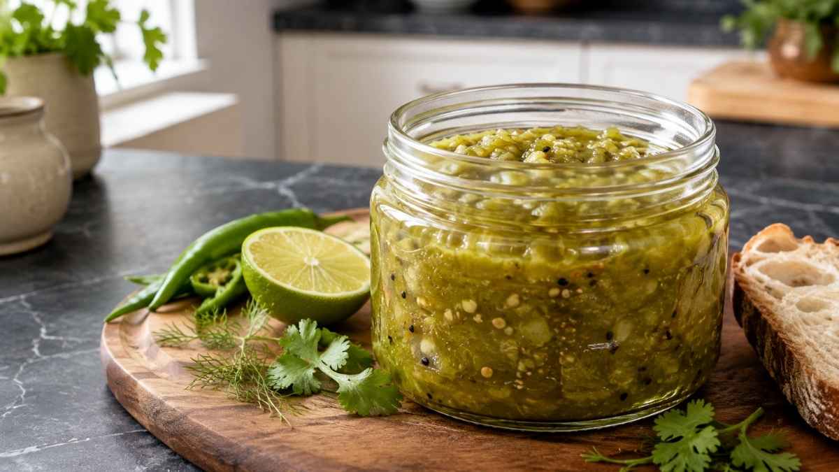 Grünes Burger-Relish