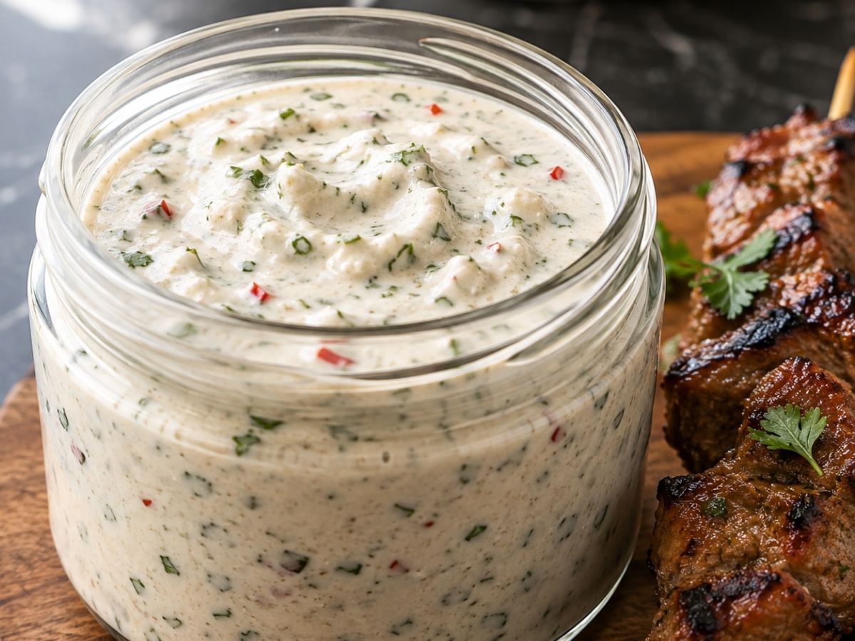 Nahaufnahme von saftigen Lammspießen mit Kokos-Limetten-Marinade direkt vom Grill