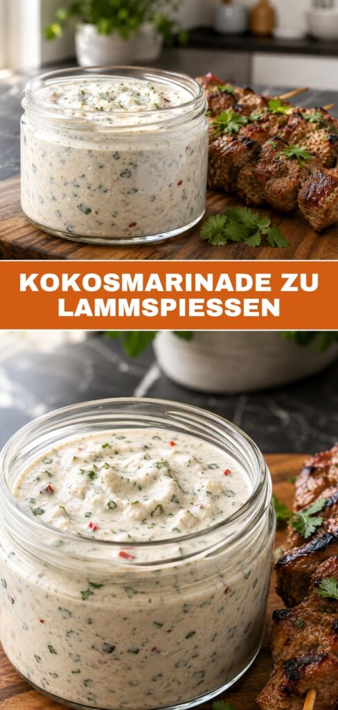 Kokosmarinade zu Lammspießen – Grillrezept mit Ingwer, Chili und Limette für den Sommer