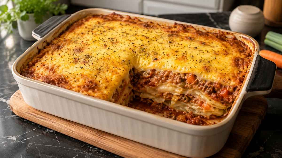 Low Carb Lasagne mit Weißkohl und Hack
