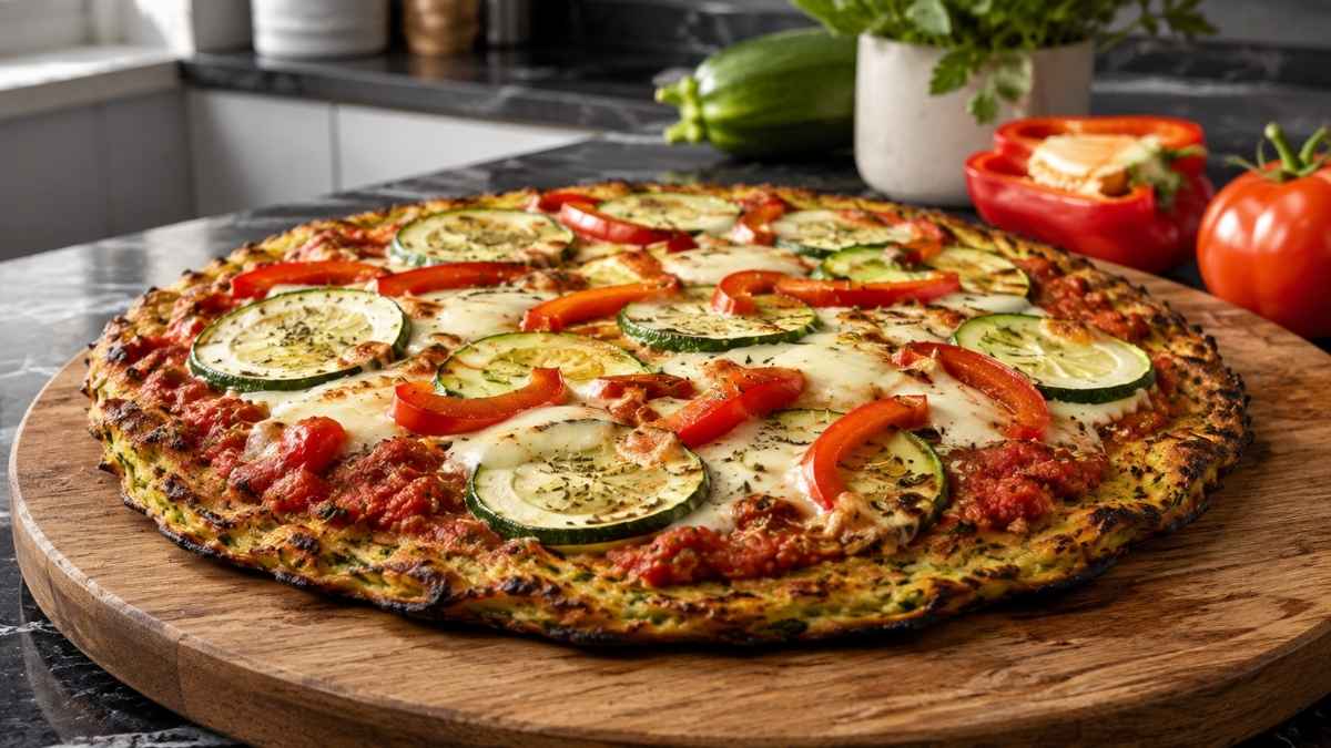 Low Carb Zucchini-Pizza