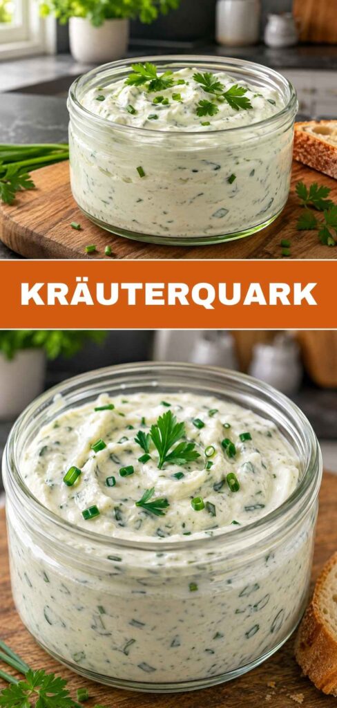 Kräuterquark 4 Kräuterquark Dip Rezept mit Zutaten und fertigem Gericht für Pinterest