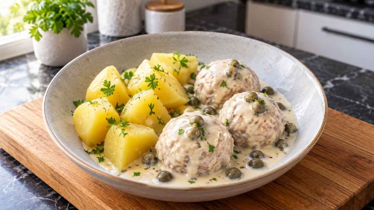 Königsberger Klopse mit Kartoffeln