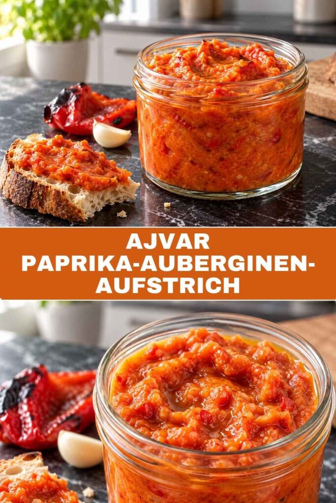 Ajvar 4 Ajvar selber machen – Paprika-Auberginen-Aufstrich zum Pinnen