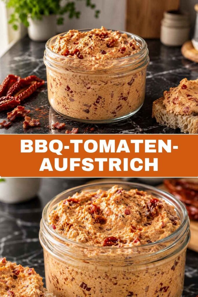 BBQ-Tomaten-Aufstrich 4 BBQ-Tomaten-Aufstrich mit Speck, Rezept in 10 Minuten