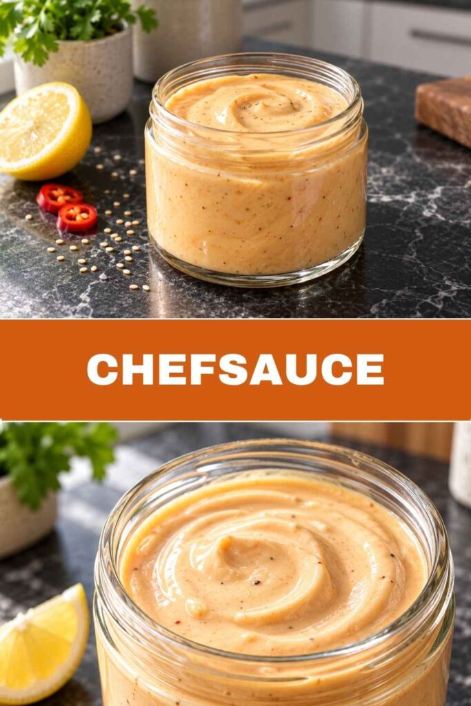 Chefsauce Rezept Pin, scharfe Mayonnaise in 10 Minuten