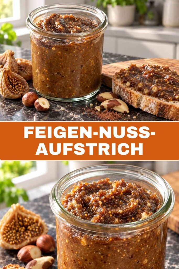 Feigen-Nuss-Aufstrich Rezept zum Nachmachen, cremig und in 15 Minuten fertig