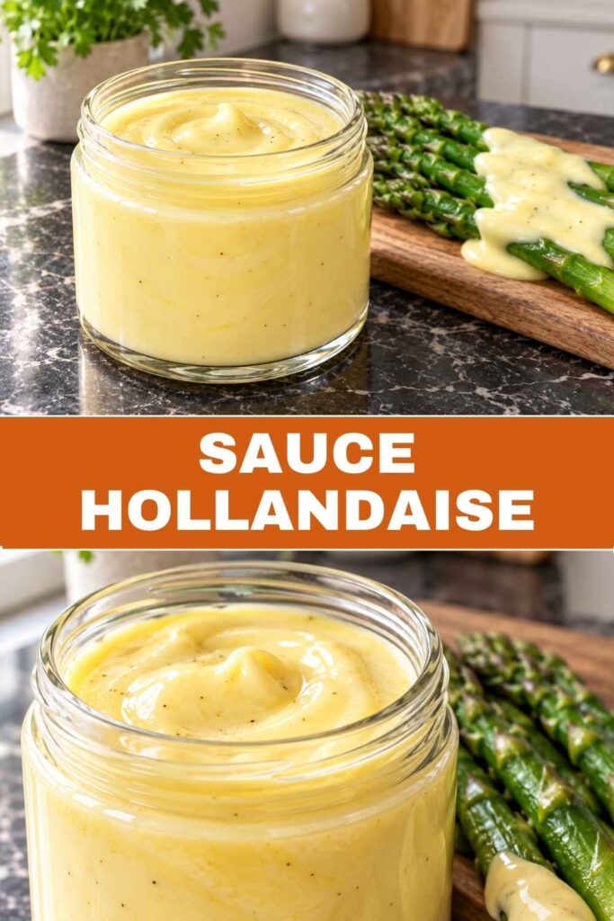 Sauce Hollandaise selber machen: cremige Hollandaise im Wasserbad in 15 Minuten