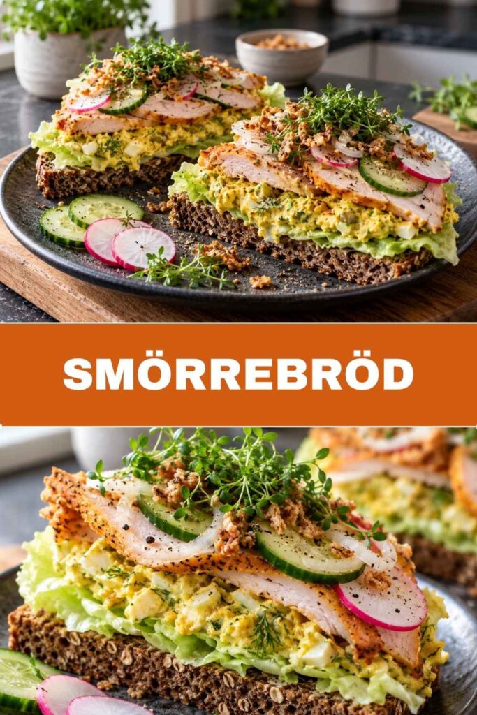 Smörrebröd Rezept mit Putenbrust und Skandinavischem Spread