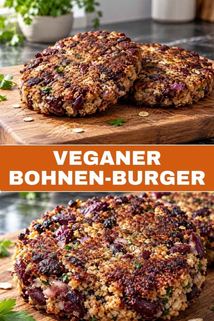 Veganer Bohnen-Burger Rezept zum Nachkochen für den Grillabend