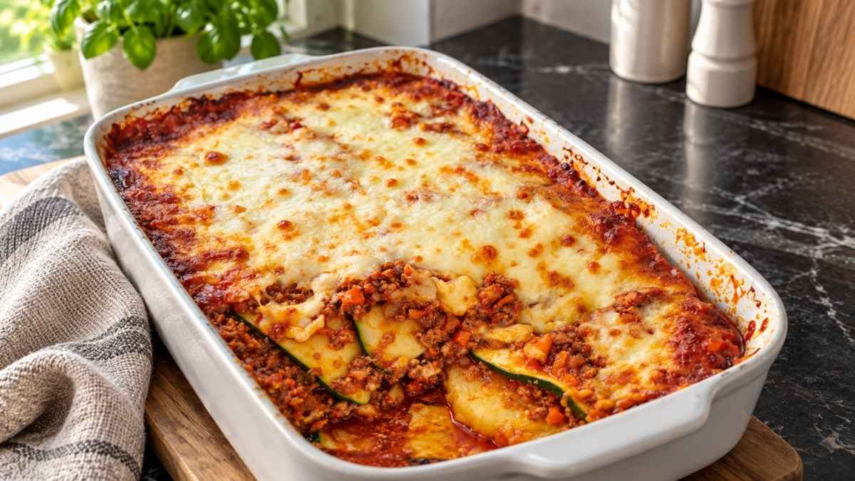 Zucchini-Knödel-Lasagne